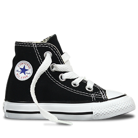 7J231 Chuck Taylor All Star Junior High Top Black by Converse