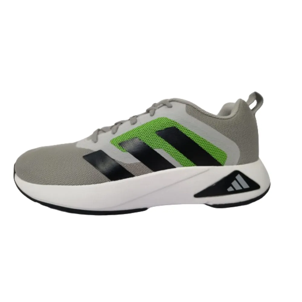 Adidas Men's Footstrikke Running Shoe (Grey/Core Black/Lucid Lime)