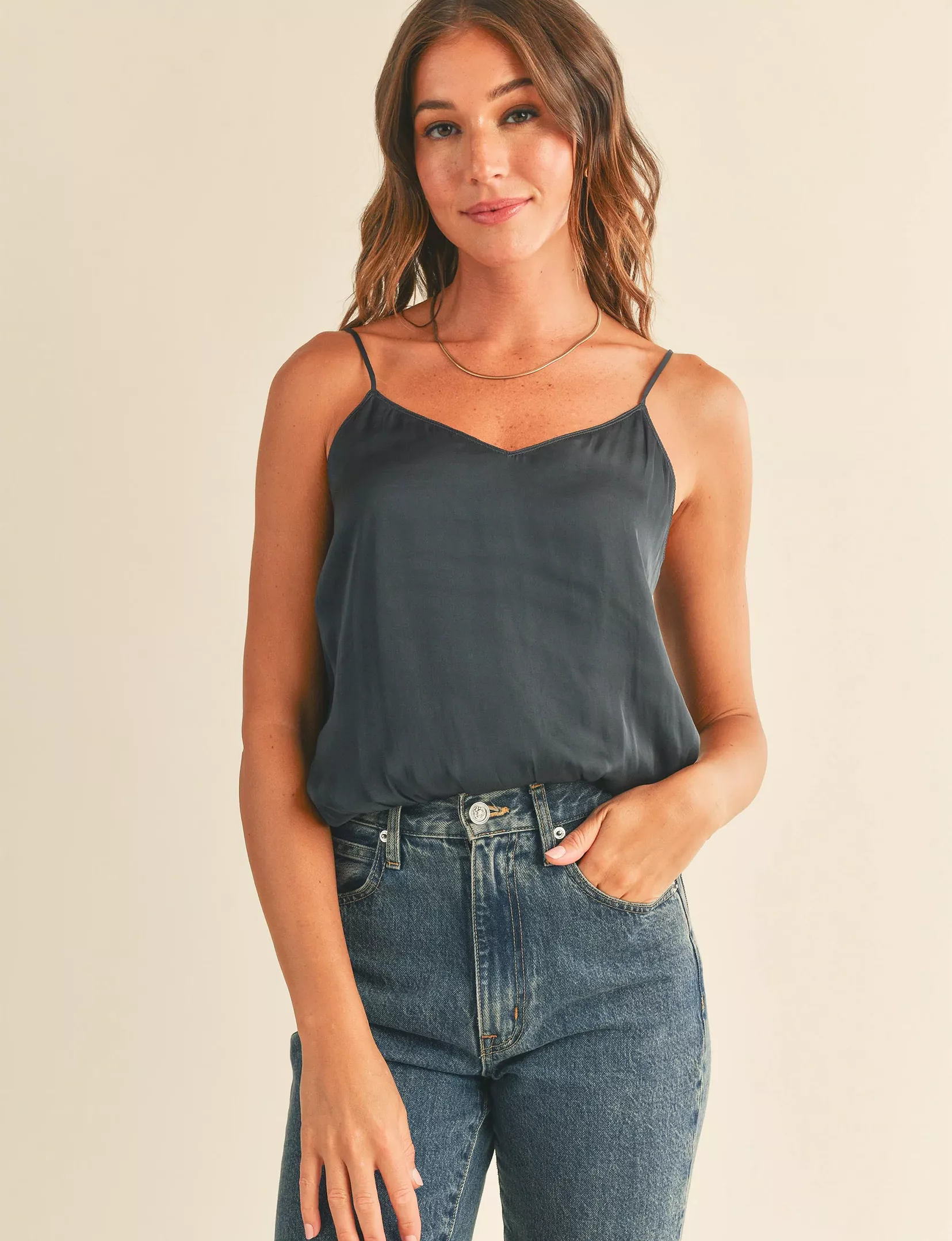 Amore Long Tank, Navy