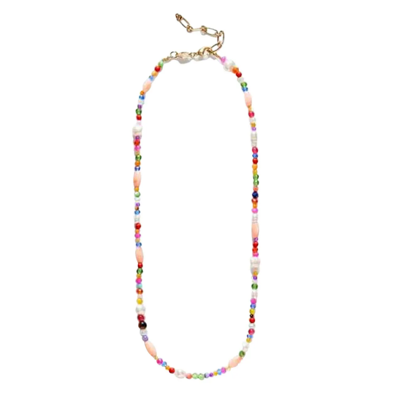 ANNI LU Glam Stone Beaded Necklace - Multi