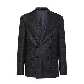 Beckett double breasted wool blazer