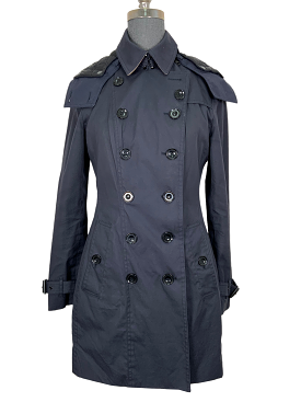 Burberry Double Breasted Trench Coat Size M