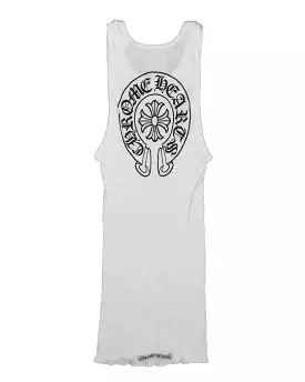 CHROME HEARTS HORSE SHOE LOGO TANK TOP WHITE