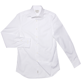 Clamenc All day long-sleeved shirt in Journey (ice white)