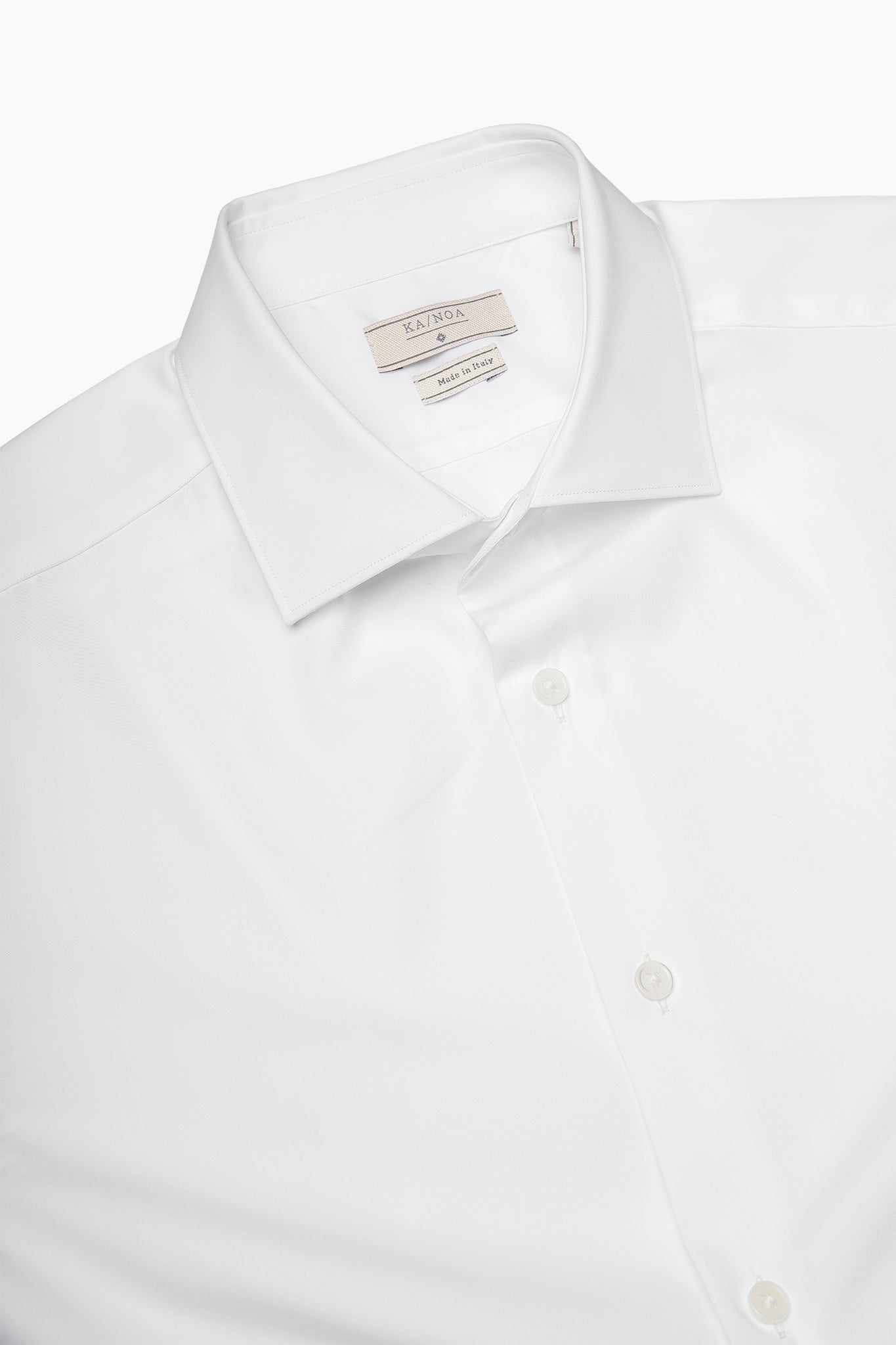 Clamenc All day long-sleeved shirt in Journey (ice white)