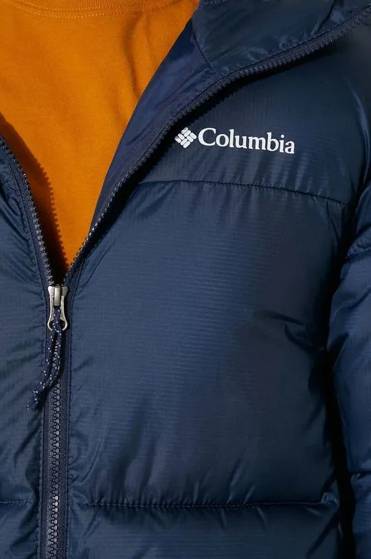 Columbia jacket Puffect Hooded Jacket men's navy blue color 2008413