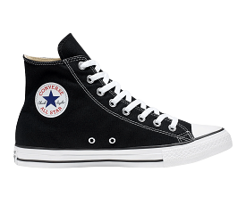 CONVERSE WOMEN'S CHUCK TAYLOR ALL STAR HIGH TOP BLACK/WHITE SHOE