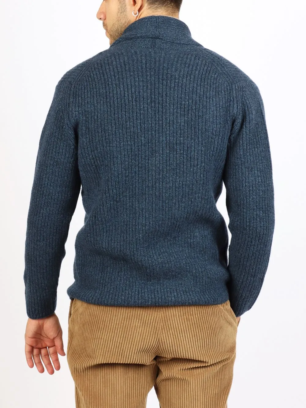 DAL 1926 Double-breasted wool and cashmere cardigan 