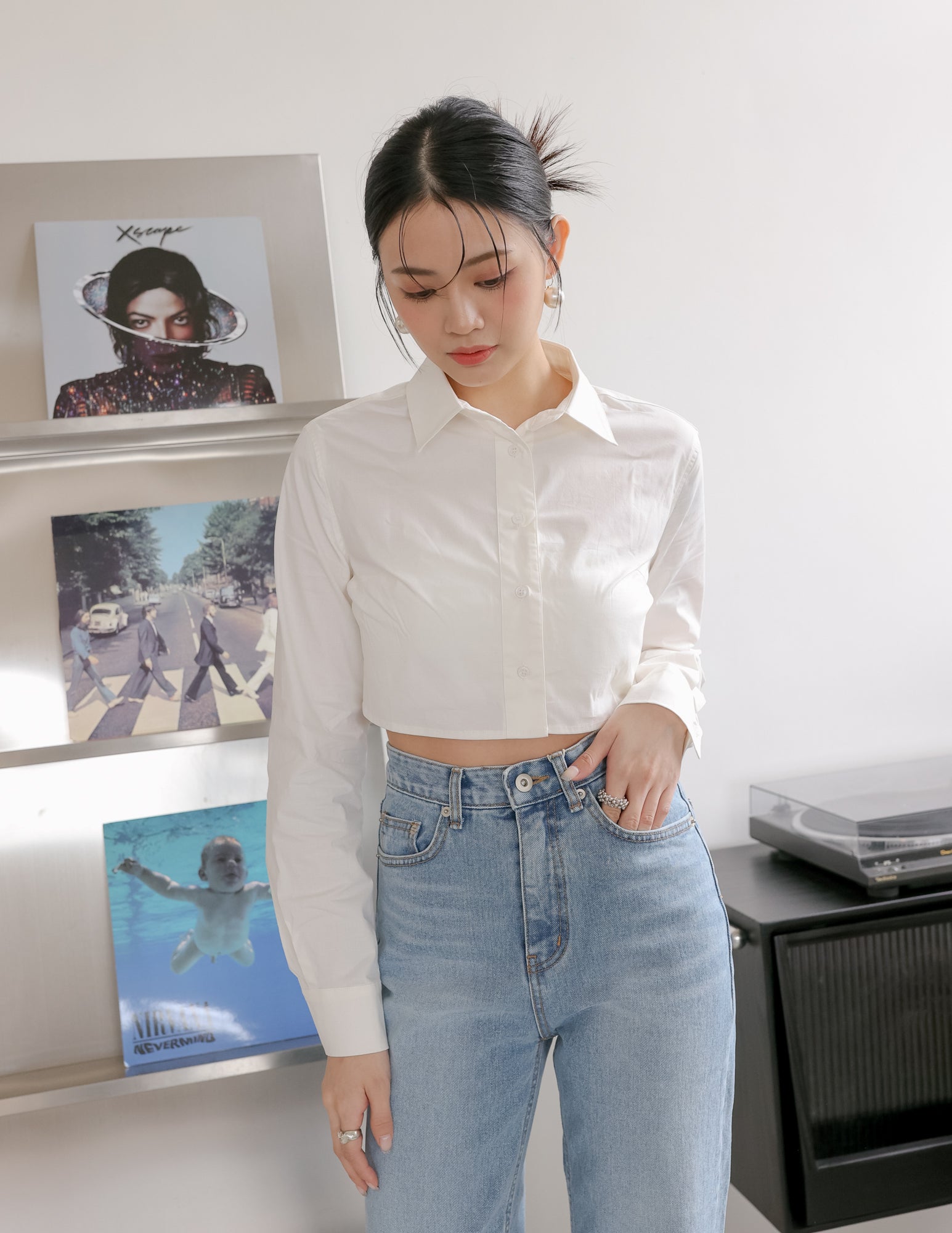 Danna Shirt in White