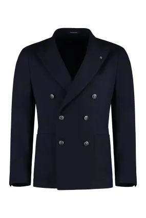 DOUBLE-BREASTED VIRGIN WOOL JACKET