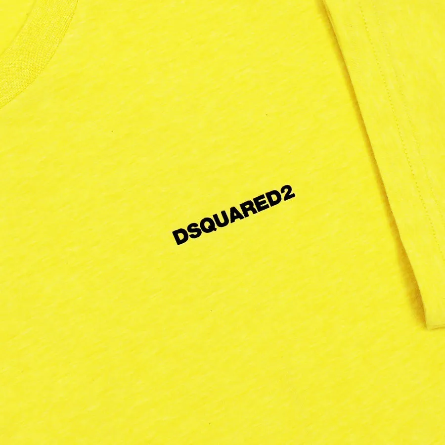 DSQUARED2 - Chest Logo T-Shirt in Yellow