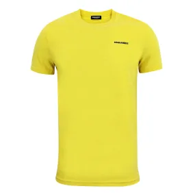 DSQUARED2 - Chest Logo T-Shirt in Yellow