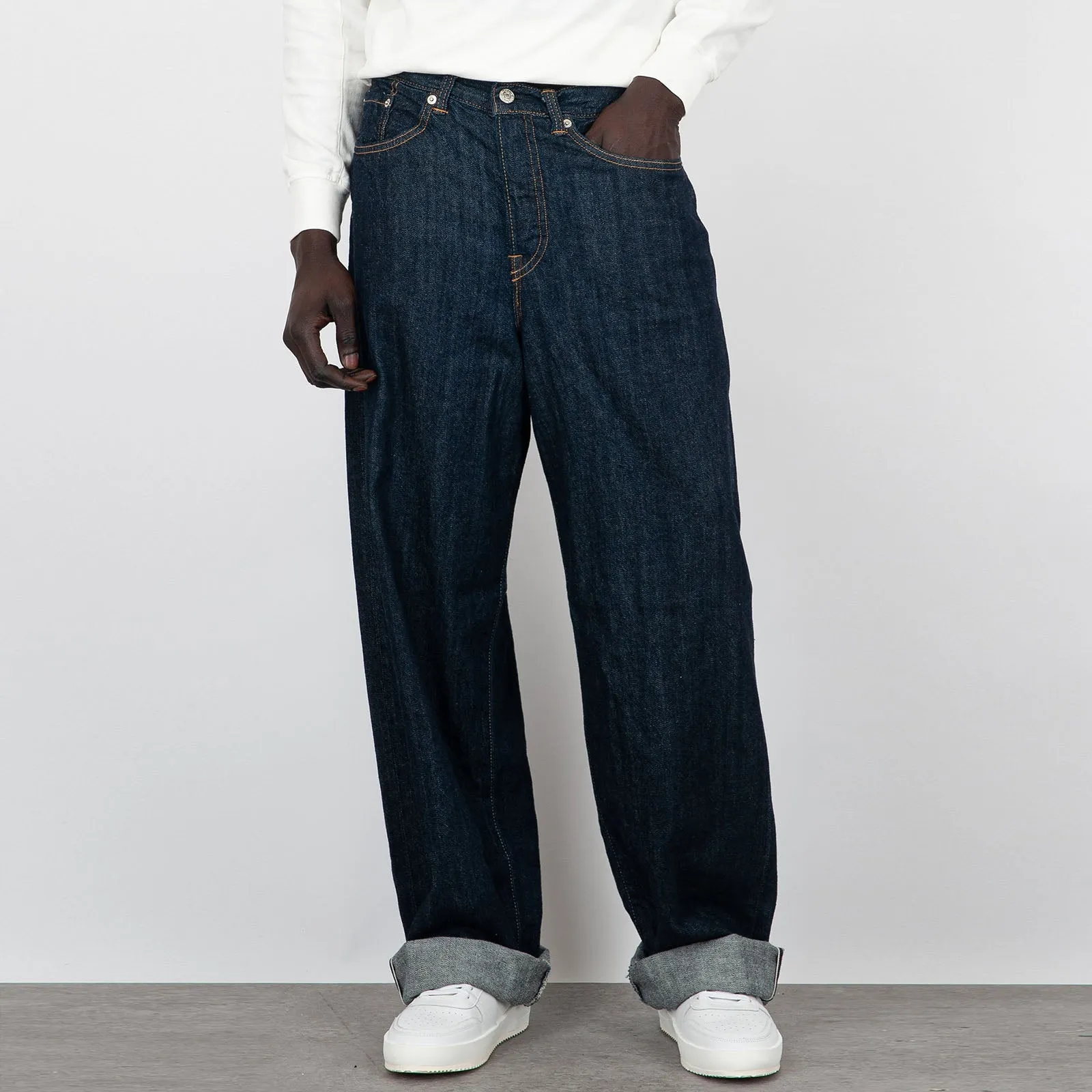 EDWIN Jeans Wide Denim Blu Scuro