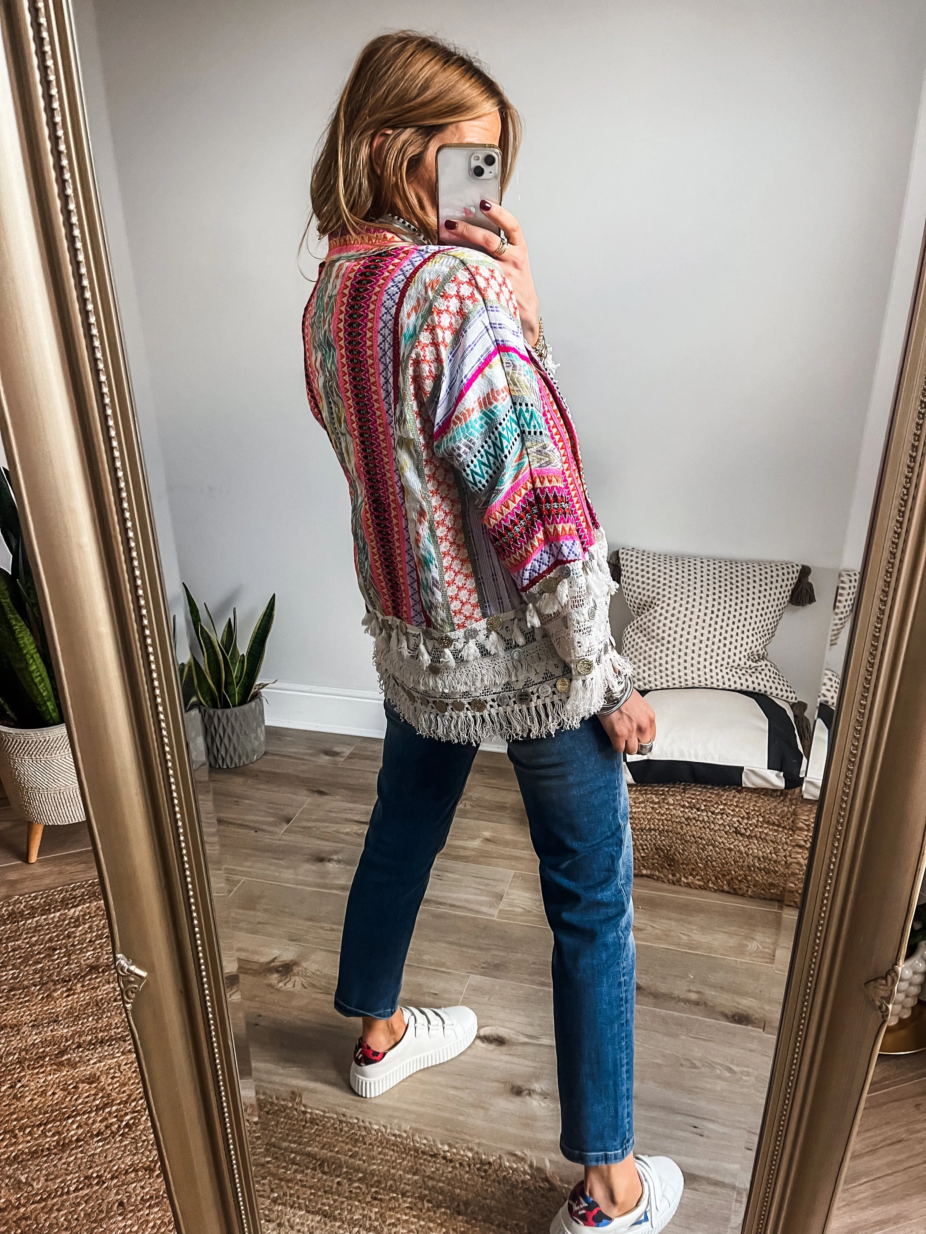 Embroidered Boho Jacket