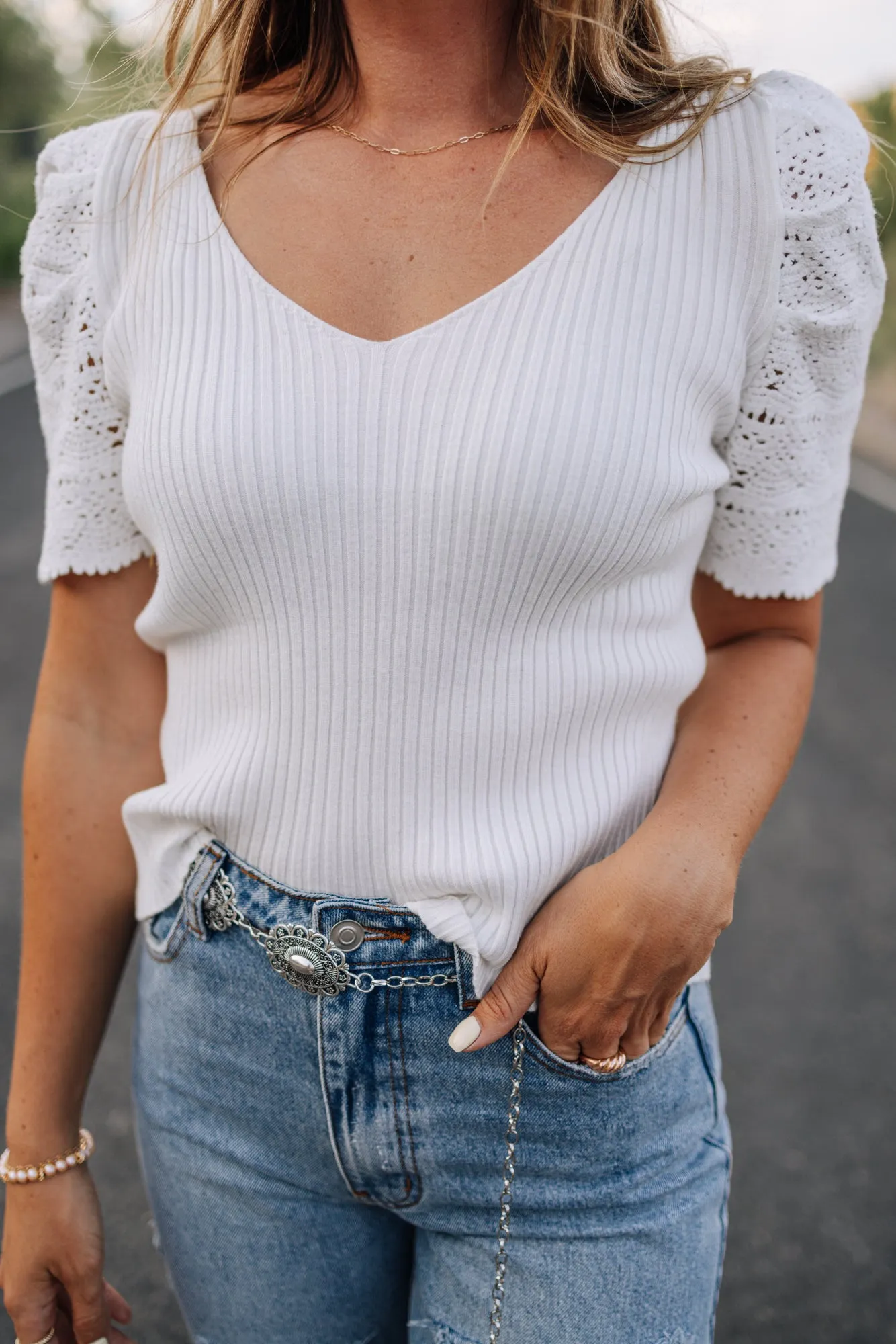 Erin Top in White