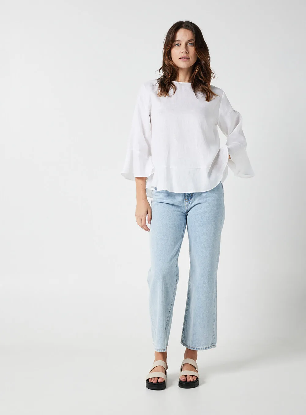 Evelyn Top-White