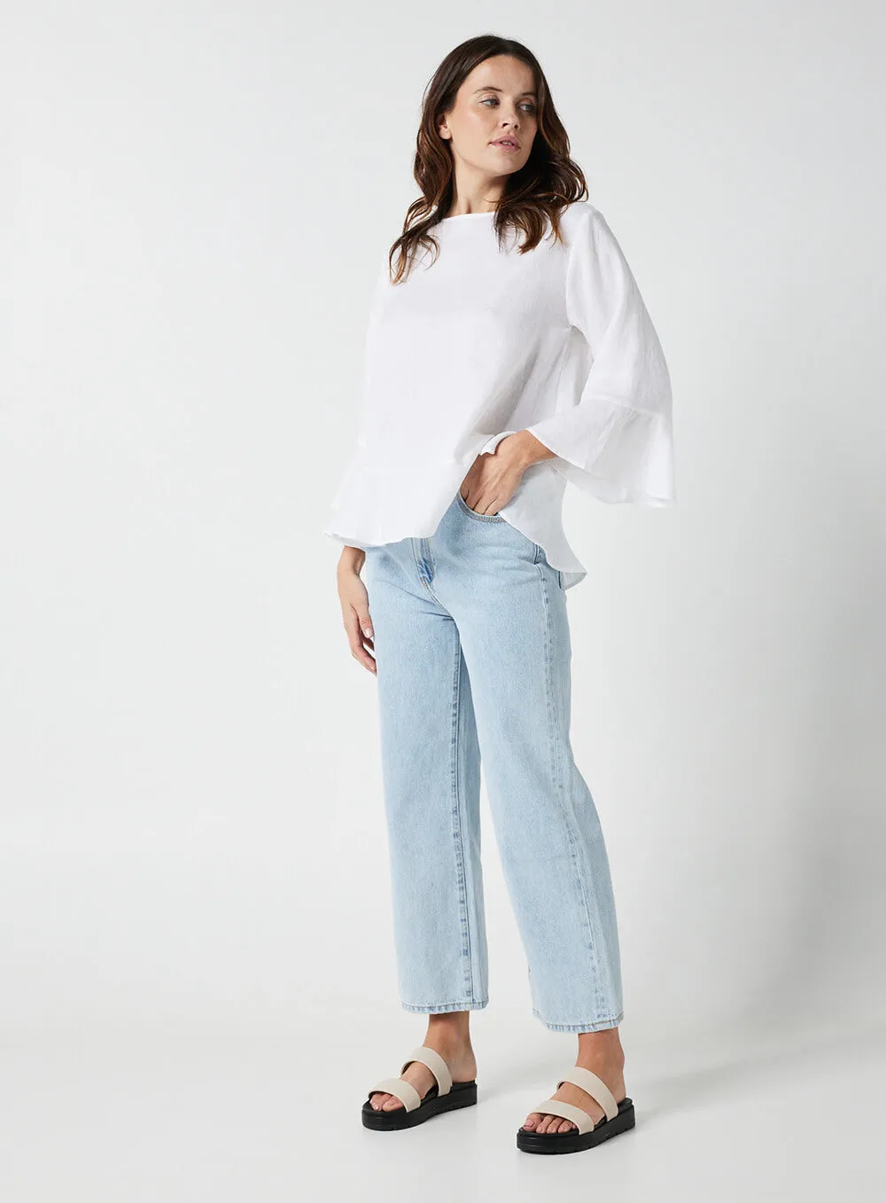 Evelyn Top-White