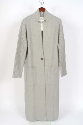 Feifei Cardigan Coat - Dove Grey