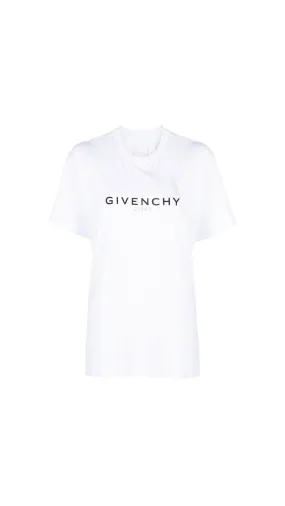 G Reverse T-shirt in Cotton - White