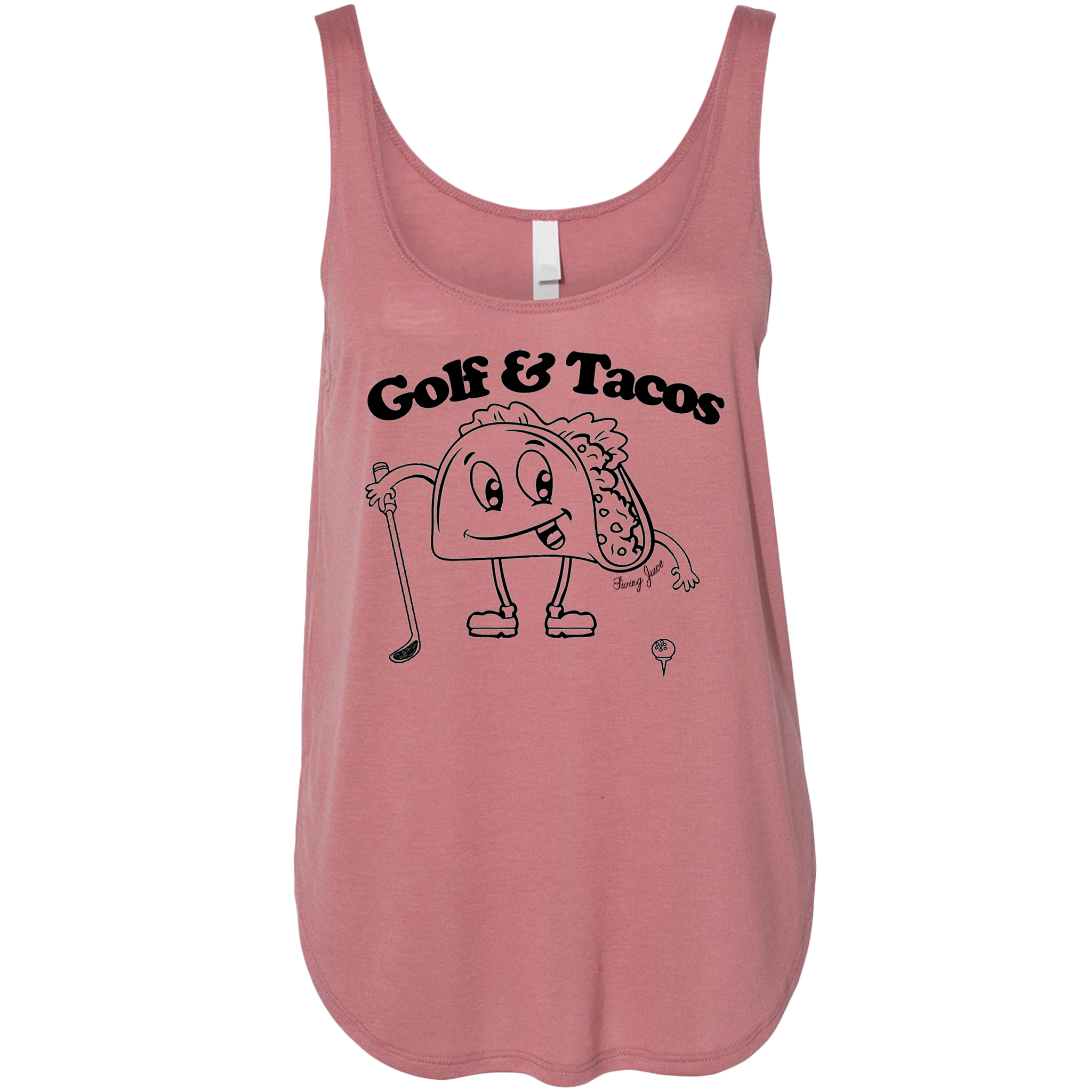 Golf & Tacos Women's Tank Top Black