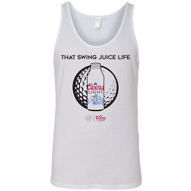 Golf Coors Light Unisex Tank Top White