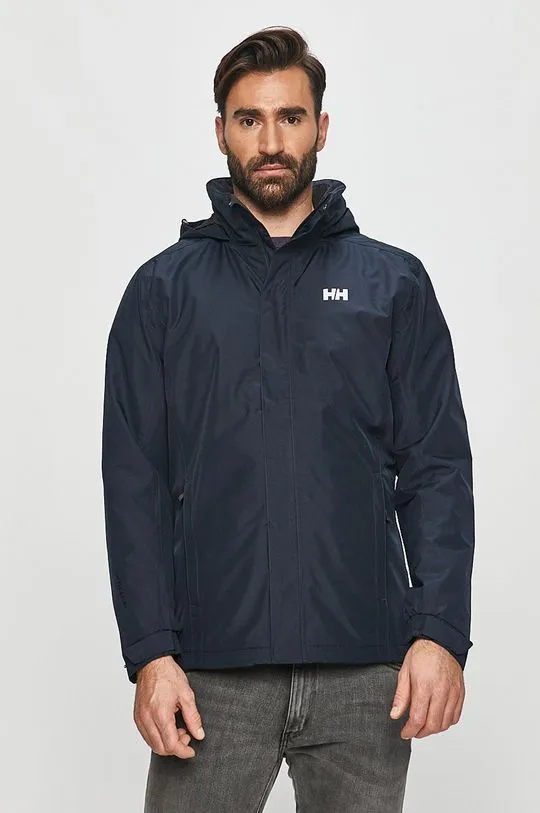 Helly Hansen jacket DUBLINER INSULATED JACKET men's navy blue color 53117