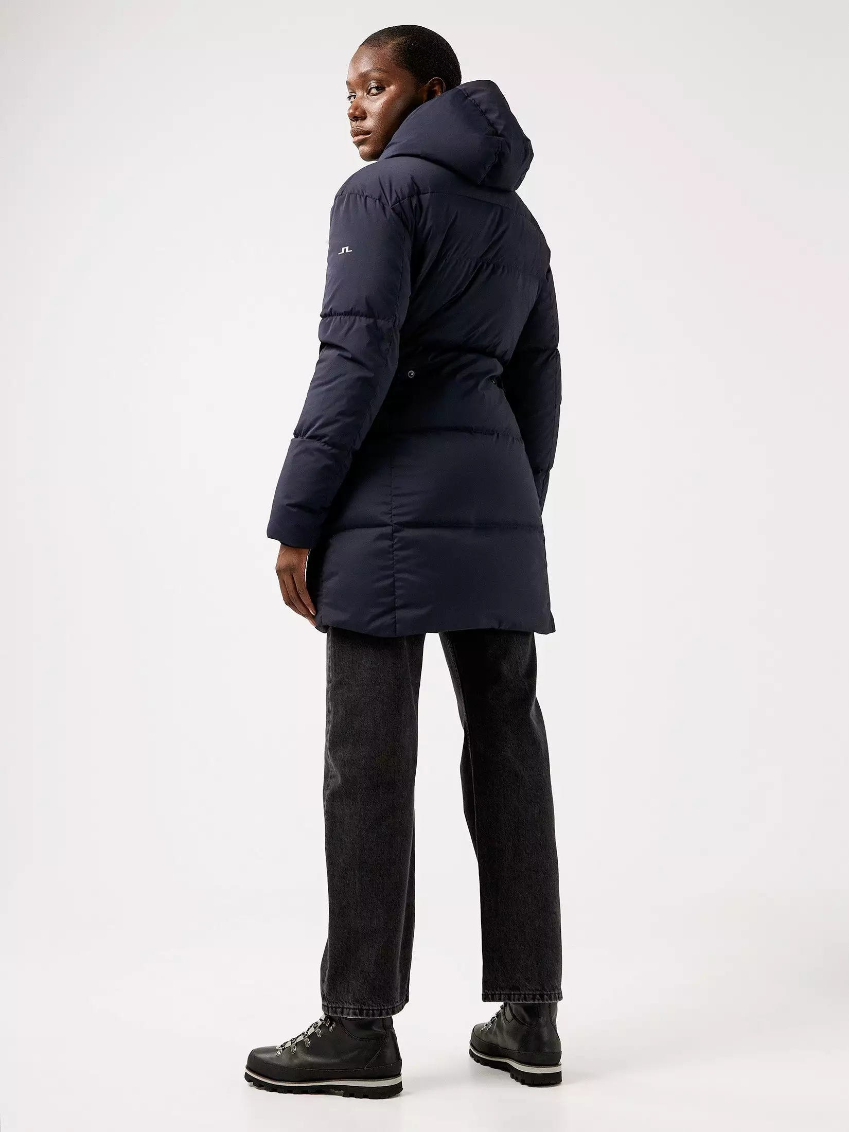 J.Lindeberg Womens Radiator Down Parka Jacket - JL NAVY