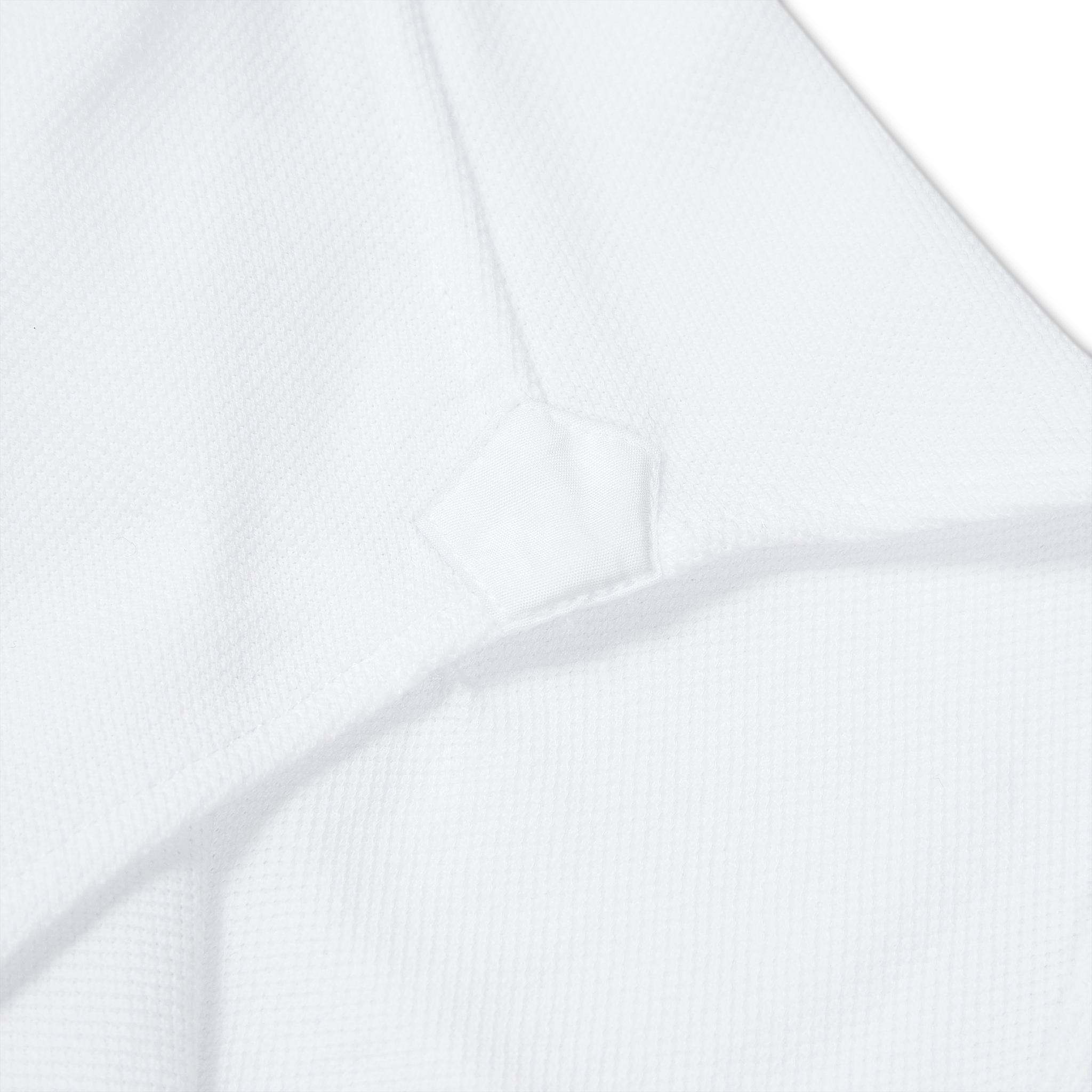 Jonas shirt in 100% yarn-dyed double piquet cotton (white)