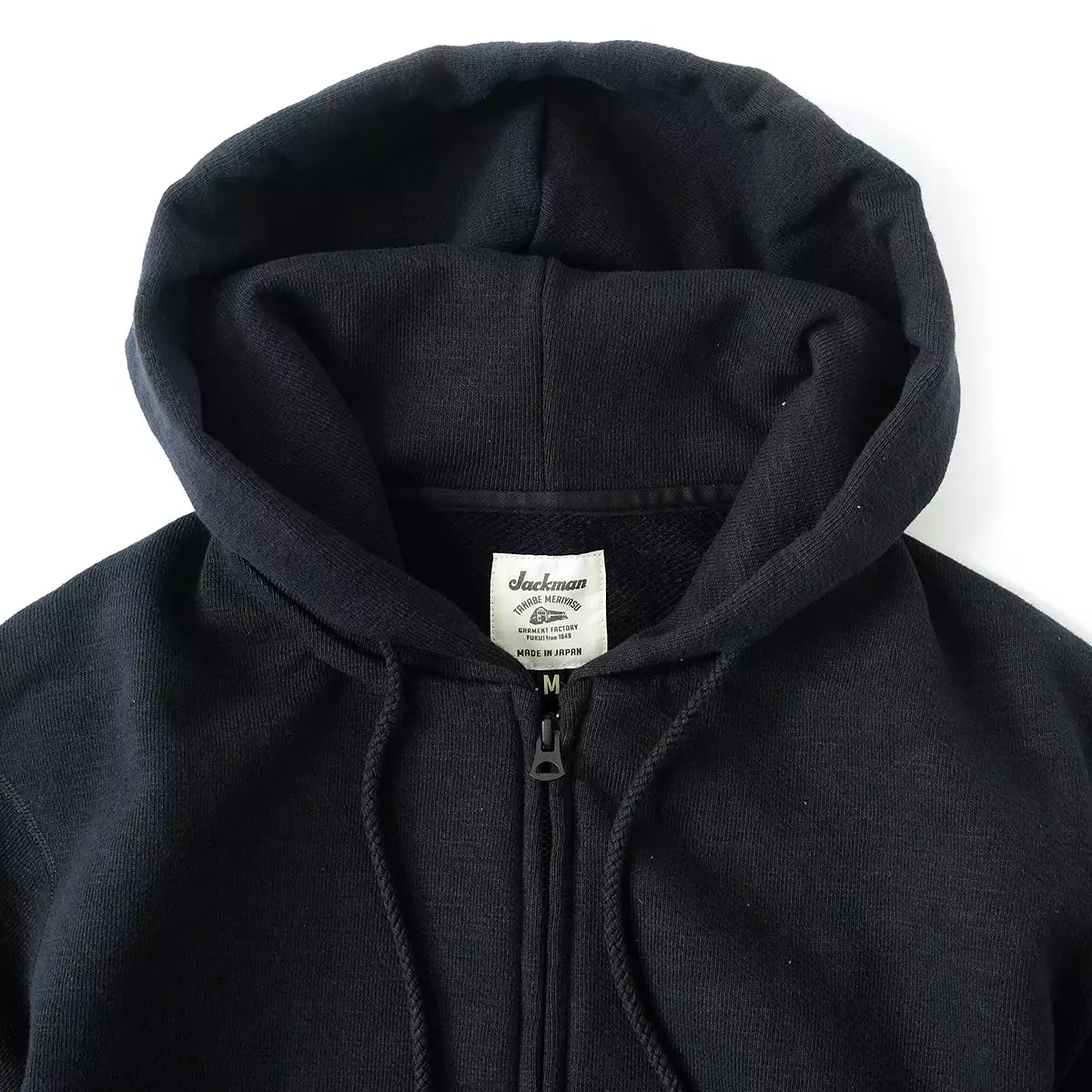 Knit Zip Parka - Black