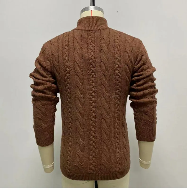 Long Sleeve Double Breasted Cardigan Sweater Coat