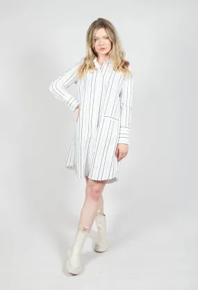 Longline Shirt in Abisso Stripe