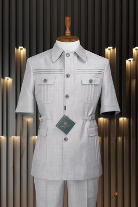 Marco Lorenzo Short Sleeve Safari Suit