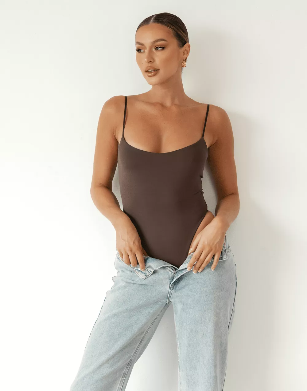 Miya Bodysuit (Brown)