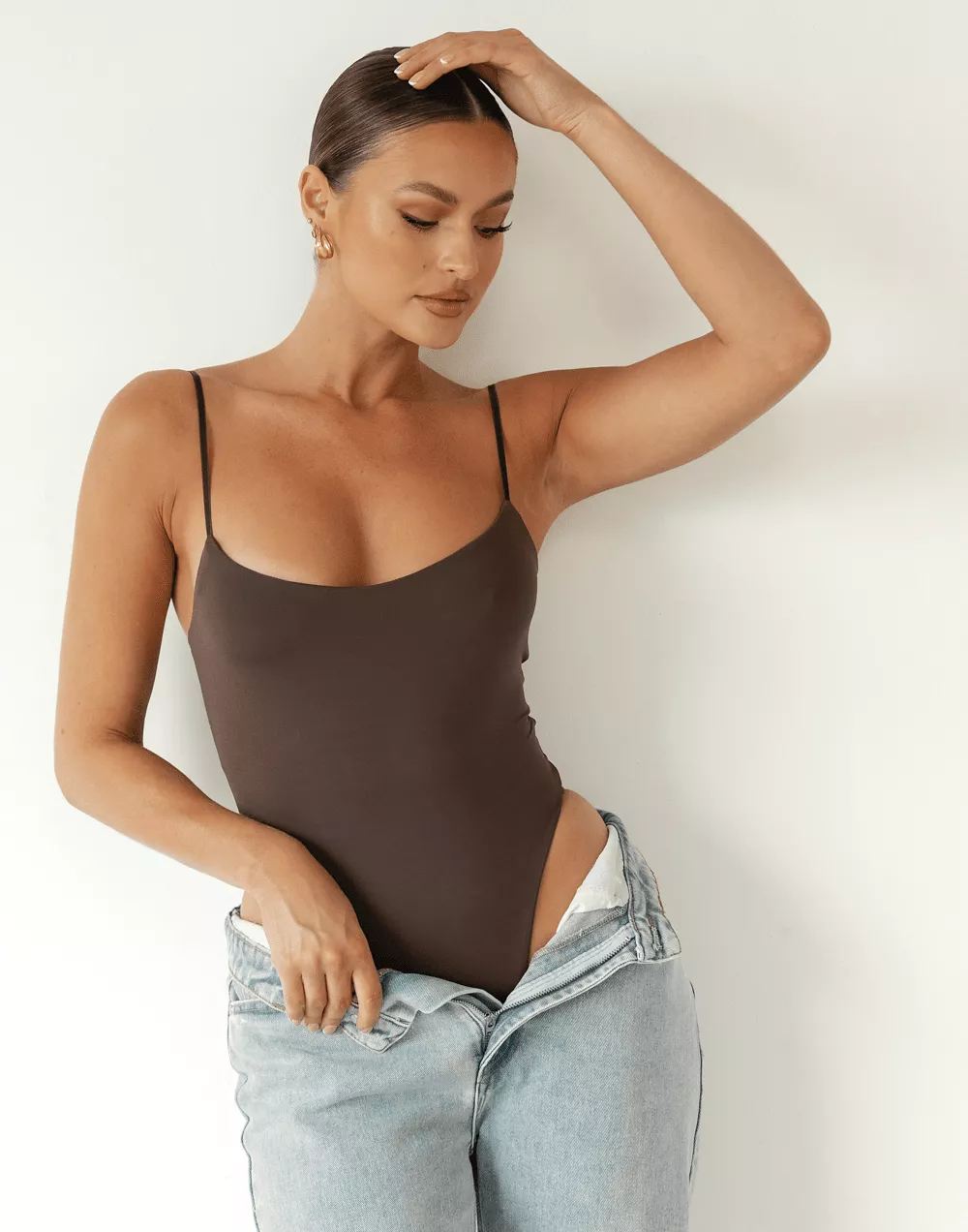 Miya Bodysuit (Brown)