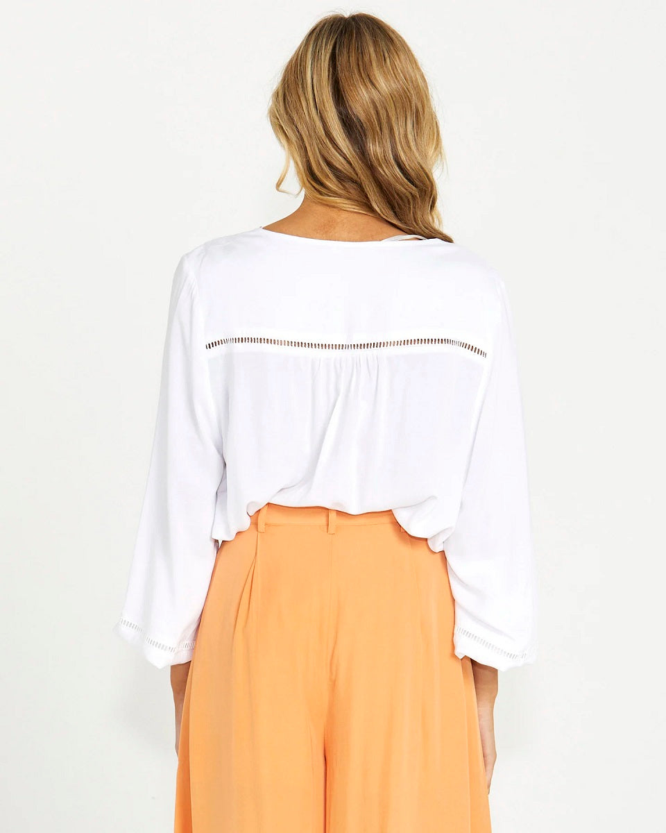 Monique Boho Top White