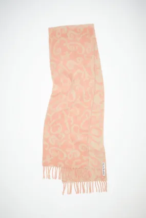 Monogram jacquard scarf