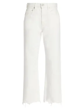 Moussy Vintage Aurora Wide Straight Crop Jean