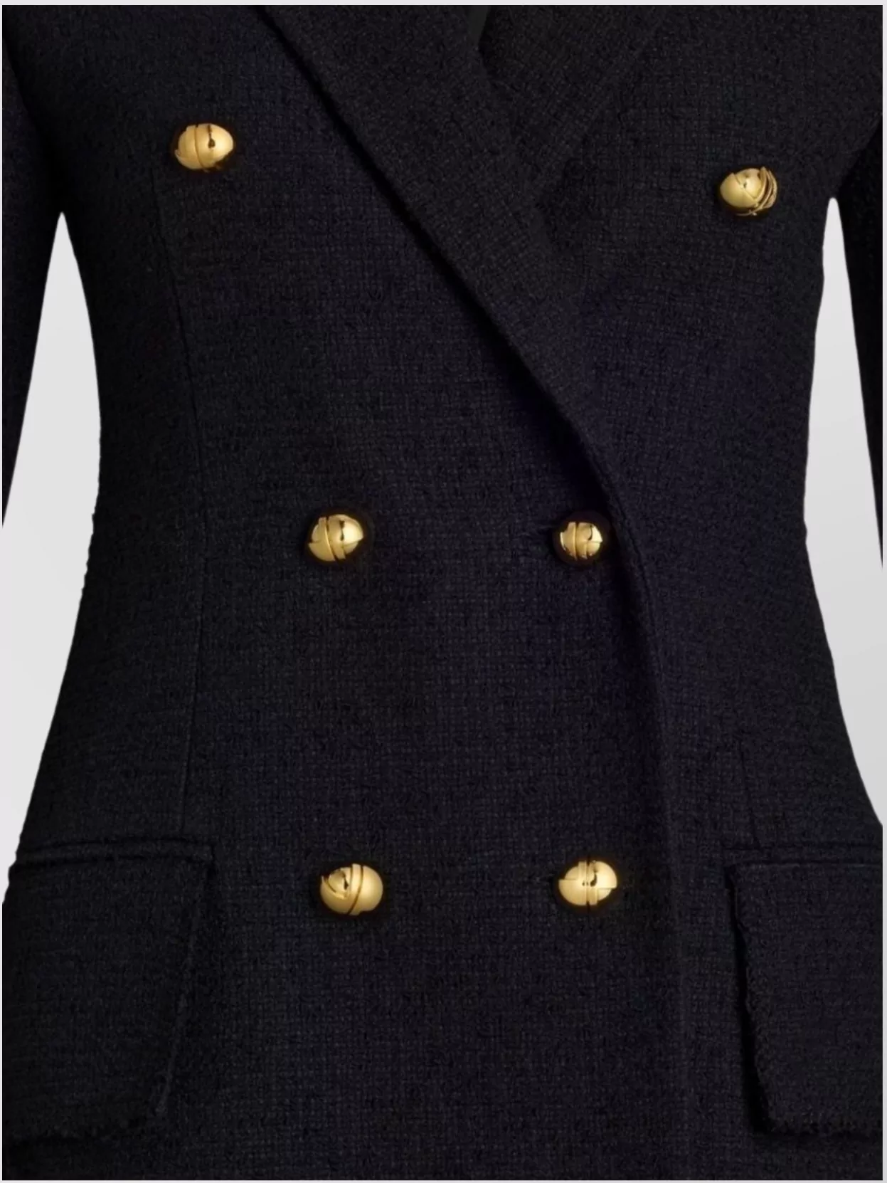 Patou   Coat wool double-breasted flap pockets