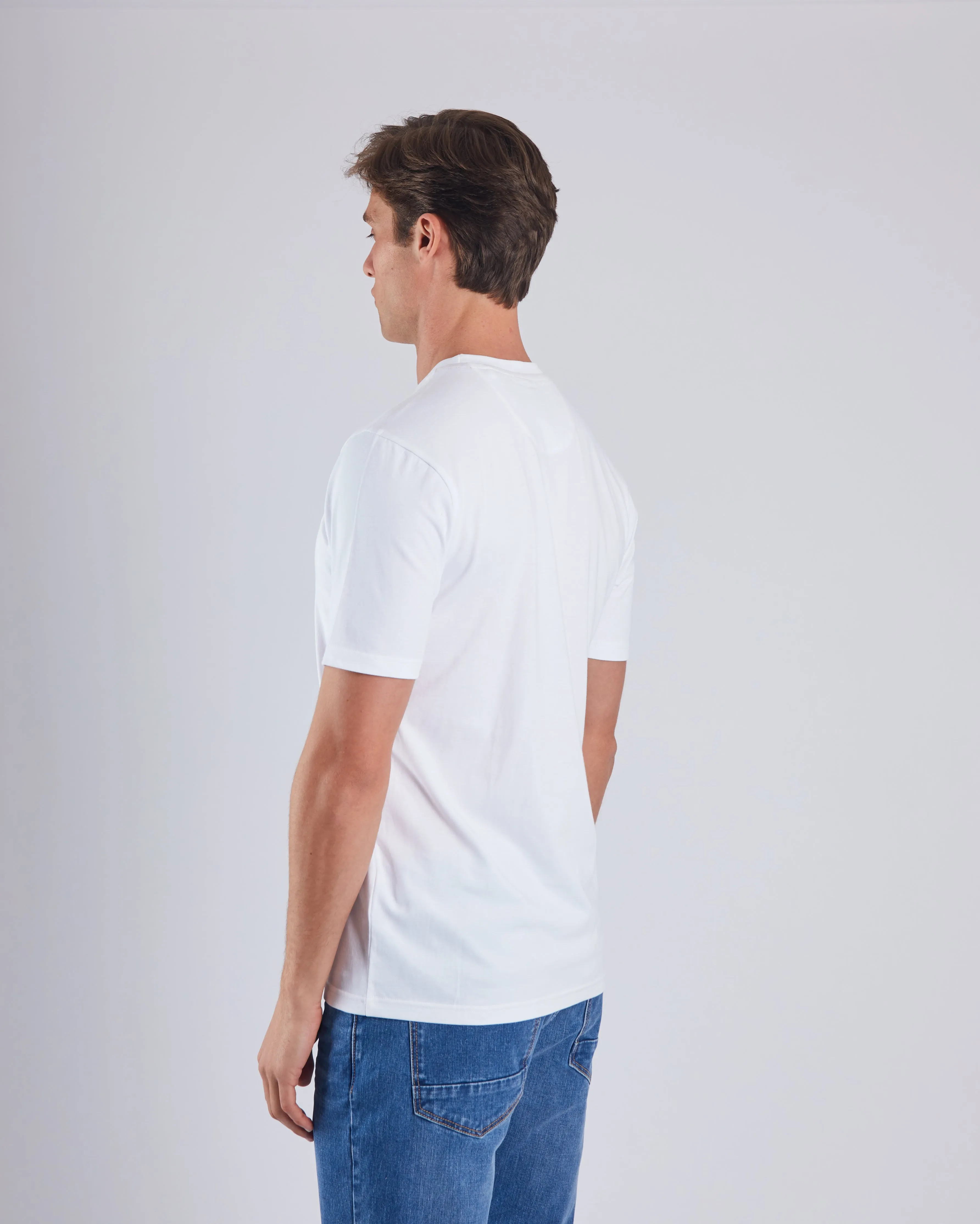 Pedro Tee Dove White