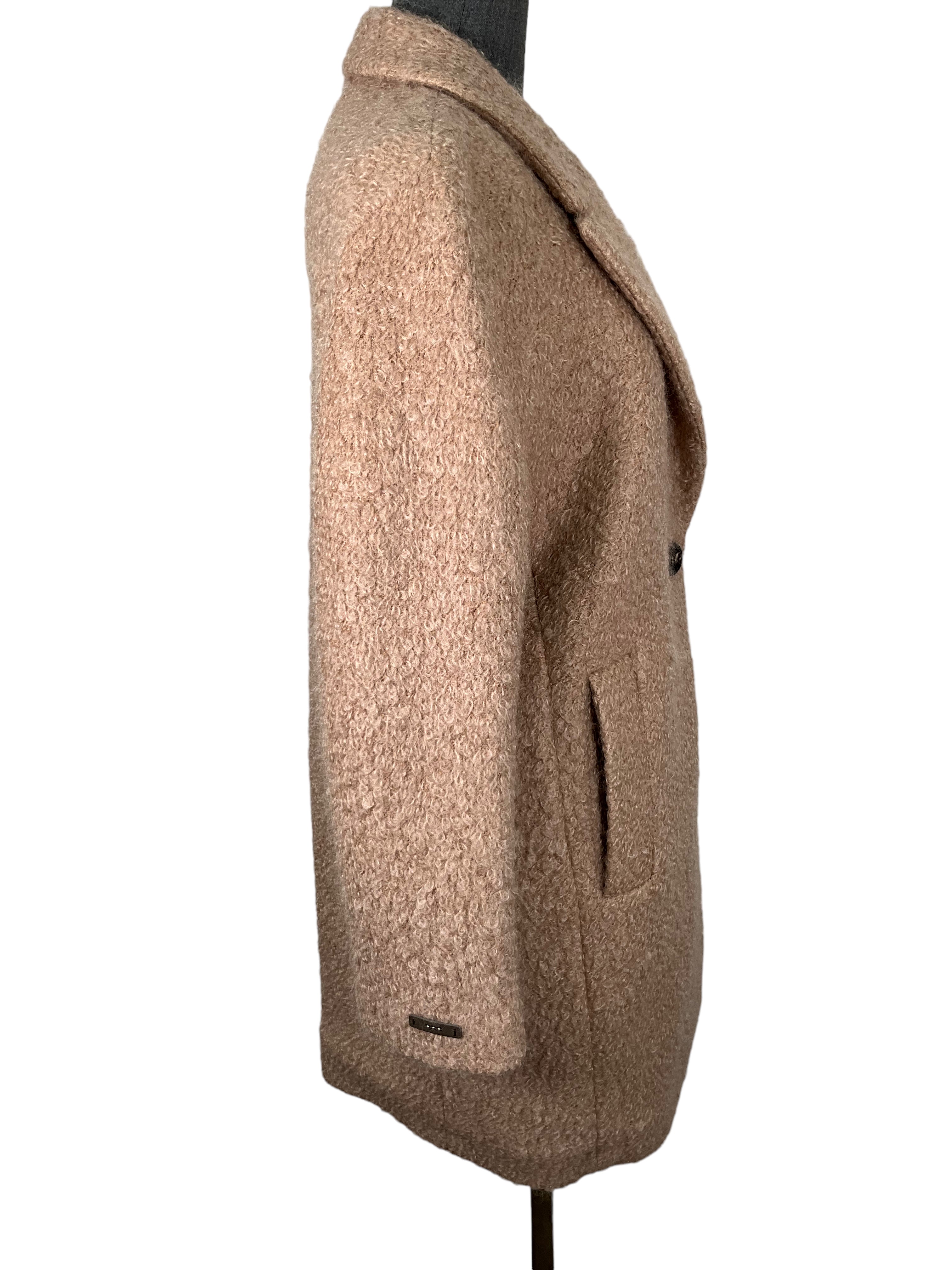 Peserico Camel Mohair Coat Size S