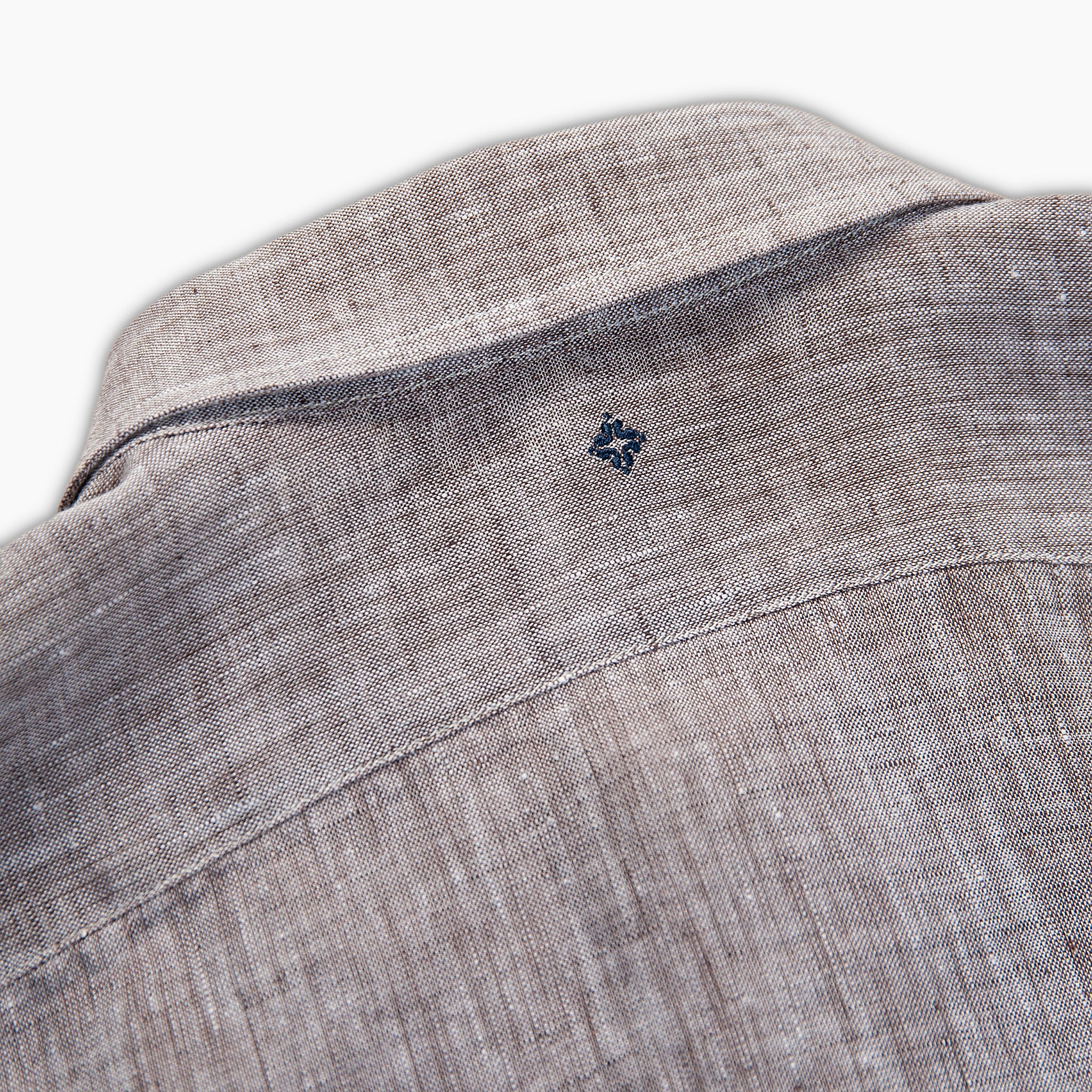 Raimond half-buttoned shirt in Voile Linen