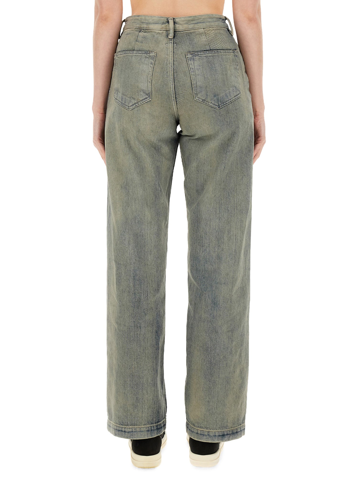 RICK OWENS DRKSHDW    STRAIGHT LEG JEANS