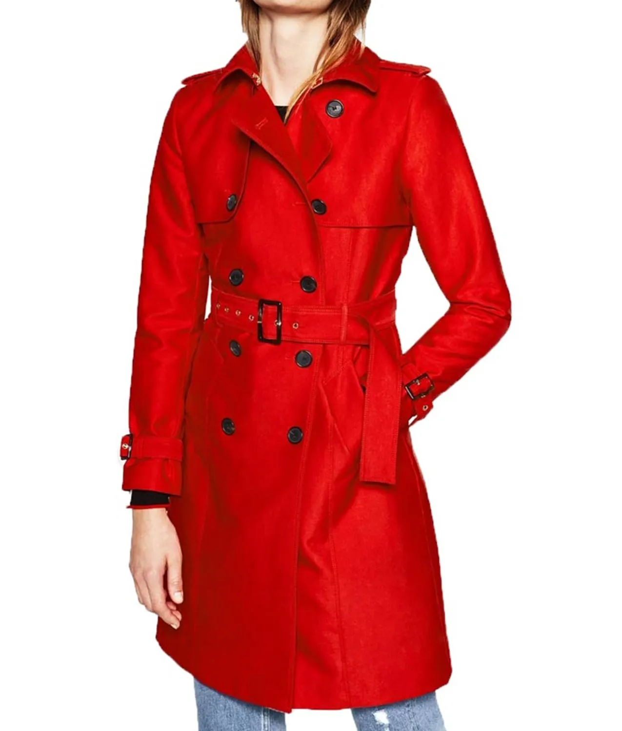 Riverdale Polly Cooper Red Double Breasted Coat