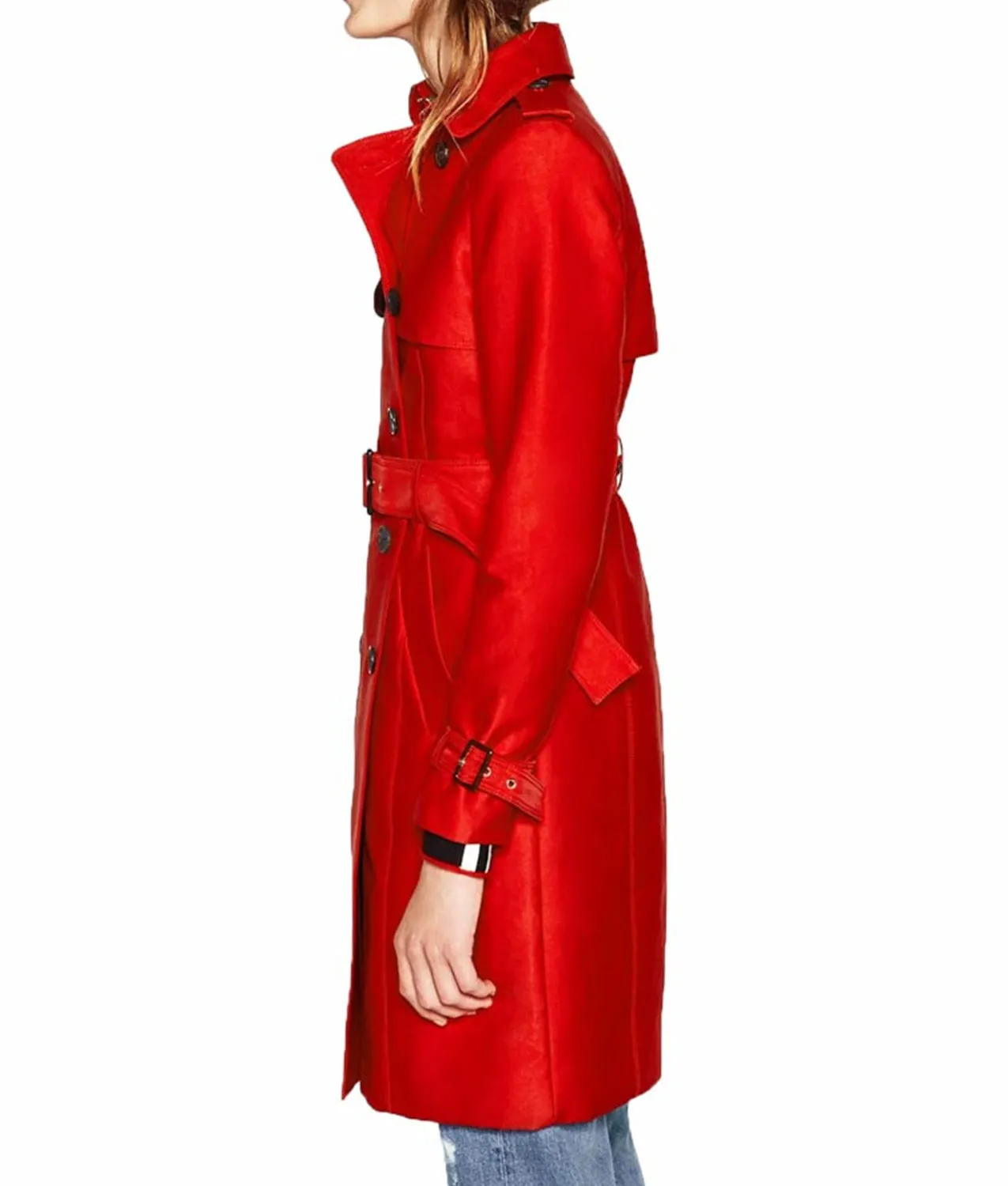 Riverdale Polly Cooper Red Double Breasted Coat