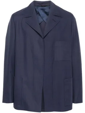 SINGLE-BREASTED VIRGIN WOOL JACKET