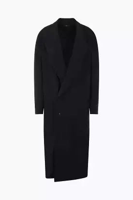 single-breasted wool coat