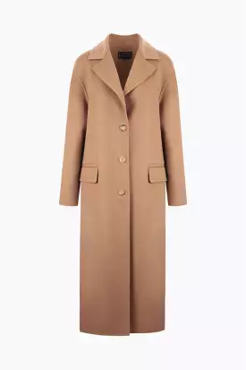 single-breasted wool coat