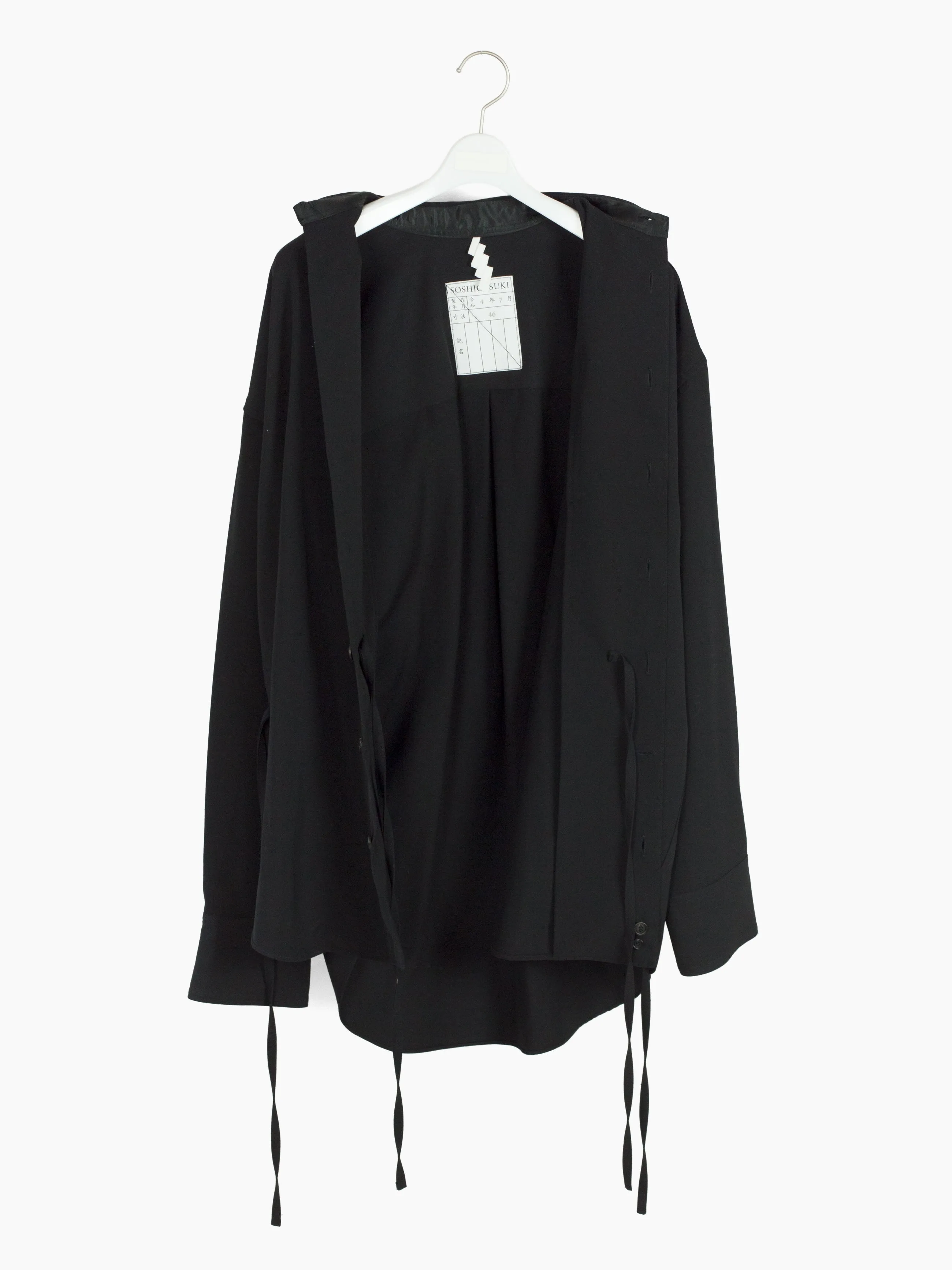 Soshiotsuki AW22 Wide Kimono Breasted Wool Overshirt