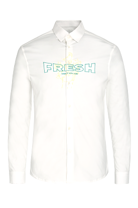 The Cinematic Fresh Shirt in Ivory White