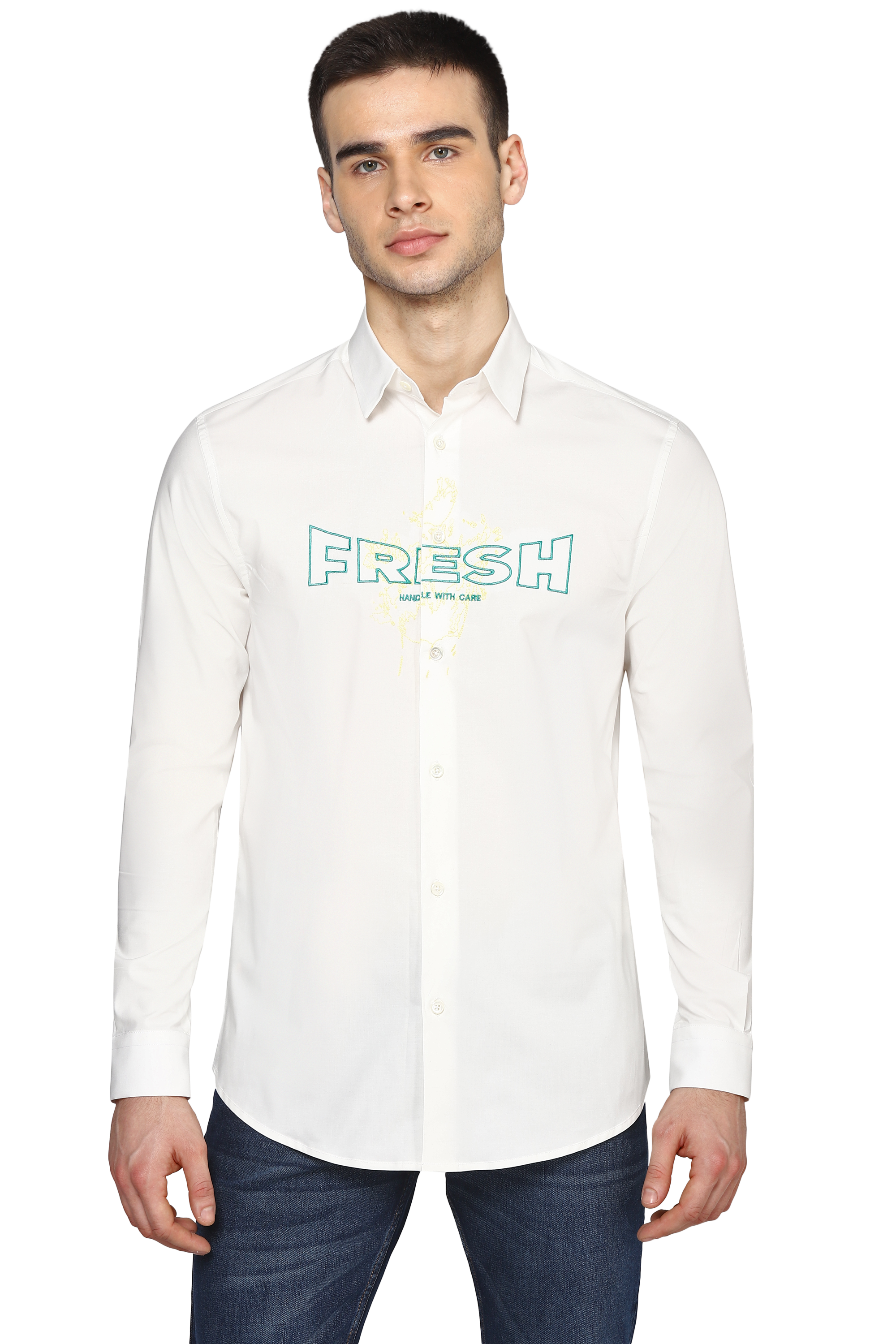 The Cinematic Fresh Shirt in Ivory White